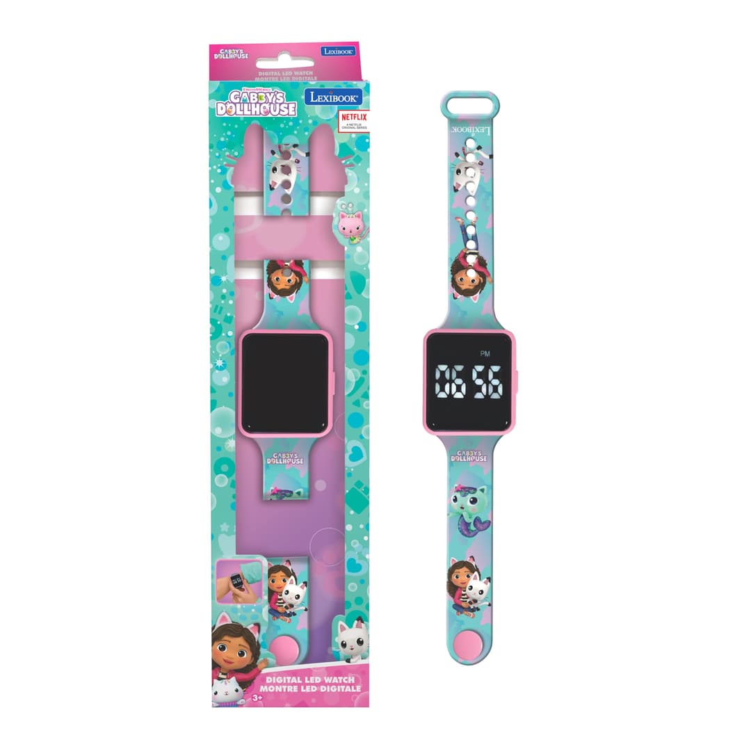 Gabby's Dollhouse Lexibook LED Watch