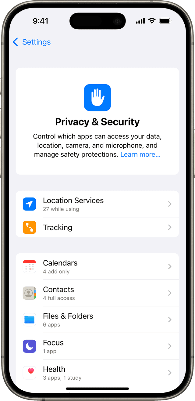 Review Device Permissions and Privacy Settings: Know Your Data